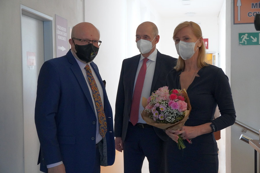 Nemocnici Blansko navštívil ministr zdravotnictví